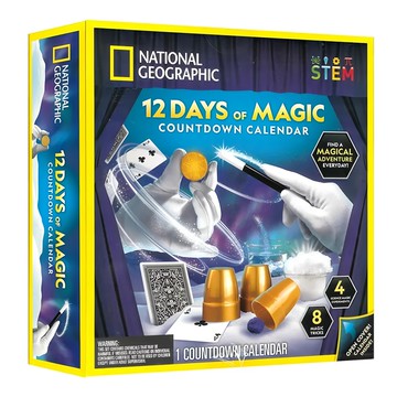 NATIONAL GEOGRAPHIC 國家地理 魔法與科學12日驚奇實驗套組  8歲以上  科學