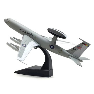 E-3 哨兵軍事壓鑄戰鬥機模型 + 底座套組  1個  混合色