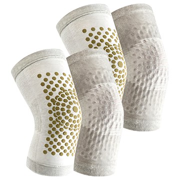 艾草自發熱式保暖蓄熱護膝  關節疼痛可用  30 x 15.5cm  2個