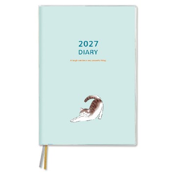 2027年A5直式週誌+甘特圖