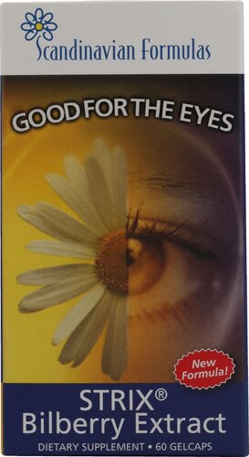 Scandinavian Formulas Strix Bilberry Extract 60 Gelatin Capsules