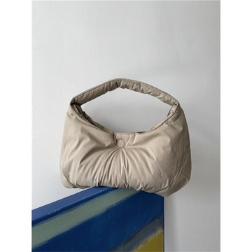 云朵包軟糯時尚休閑單肩腋下純色褶皺百搭復古女手提包流行輕便女