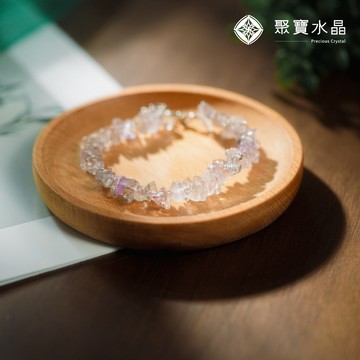 【夢幻超七隨型手鍊】黃水晶 紫水晶 白水晶 鈦晶 金草莓 藍線石 碧璽 多寶 水晶直播 聚寶水晶