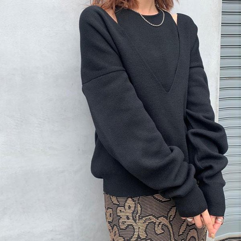 TODAYFUL 2023prefall トゥデイフル Milanorib Layered Knit