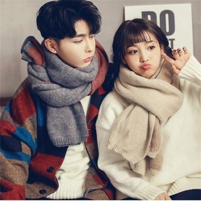 マフラーペアルックカップルストールペアメンズレディース彼女韓国風レディースマフラー大判防寒対策秋冬お揃い可愛いロングマ 通販 Lineポイント最大get Lineショッピング