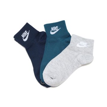 Nike 休閒襪 Everyday Essential 藍 白 三雙入 襪子 短襪 低筒 DX5074-912