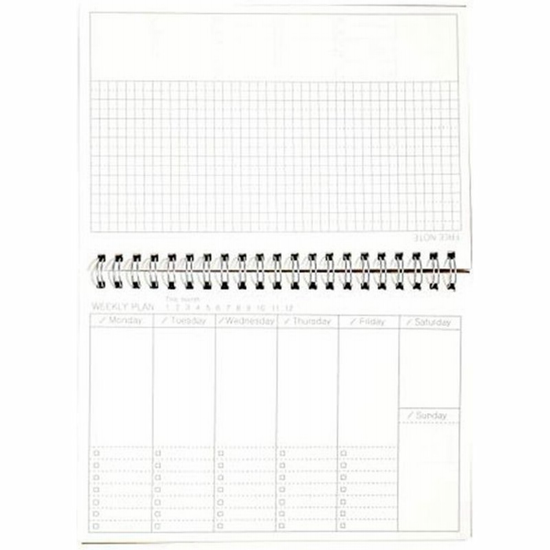 Tsukuriro B6 ウィークリー スケジュール帳 時間 管理 ノート 週間 計画 予定表 通販 Lineポイント最大0 5 Get Lineショッピング