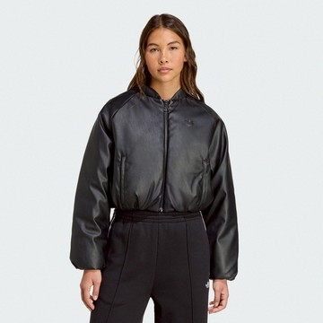 ADIDAS PLEATHER BOMBER 女 舖棉外套 JX5332