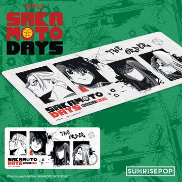 SUNRISEPOP 坂本日常 大滑鼠墊 ORDER 白色款