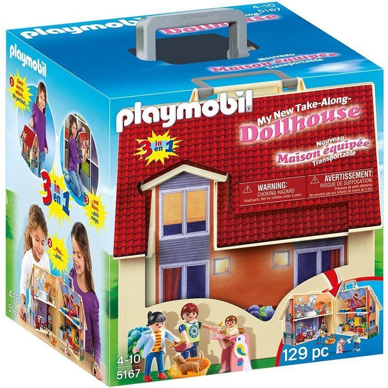 5167プレイモービル playmobil NEWドールハウスキャリングセット 並行