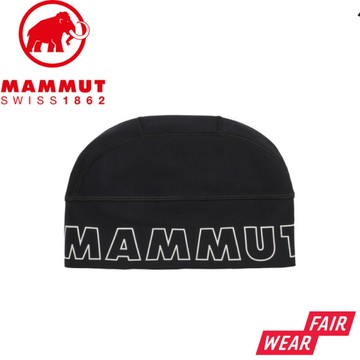 【MAMMUT 長毛象 Aenergy Beanie 輕量保暖彈性快乾豆豆帽《黑》】1191-01850/登山/休閒帽