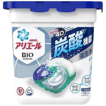 P&G ariel清爽香氛4D碳酸洗衣球229g