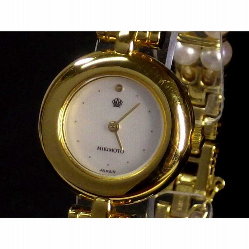 ミキモト JAL限定 2連パールウォッチ 4N20-0941 MIKIMOTO Pearl Watch | LINEショッピング