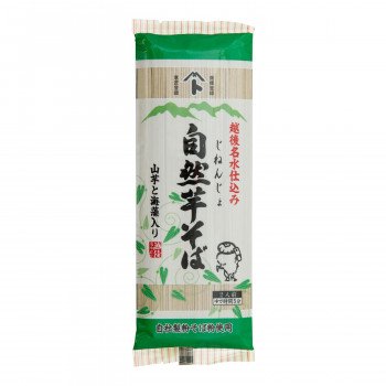 メーカ直送品・代引き不可　越後名水仕込み蕎麦 自然芋そば 250g 10袋入　割引不可