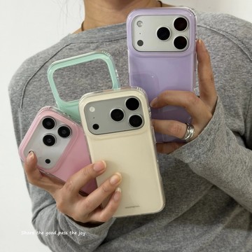 溫柔極簡清透果凍純色17防摔殼 iphone17promax手機殼16 15 14 13 保護套 蘋果保護殼 不撞款