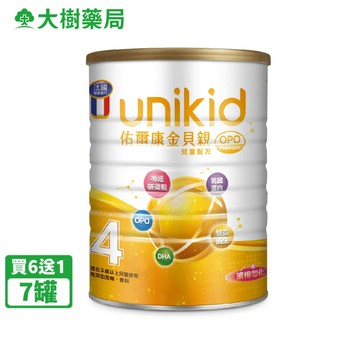 佑爾康金貝親 4號 OPO Premium 兒童配方 850gx7罐 大樹