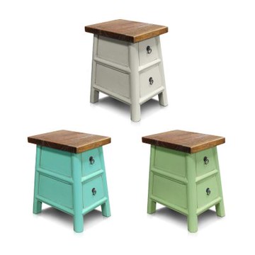 【C est Chic】小洋樓實木雙抽方凳-幅33cm-3色可選 W25*D33*H44 cm