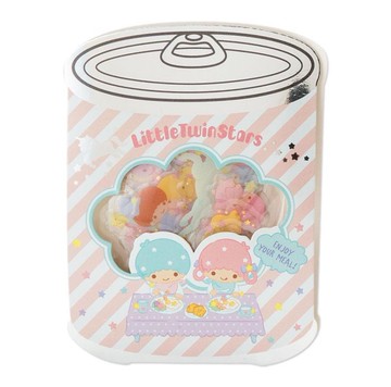 【震撼精品百貨】Little Twin Stars KiKi&LaLa 雙子星小天使 Sanrio 雙子星罐型包裝貼紙*00033