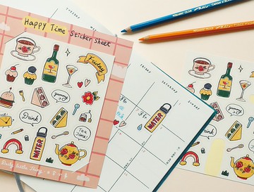 Daily Little Thing | Happy Time 開心時光割型貼紙