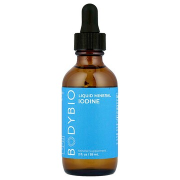 BodyBio, 9 液體礦物質，碘，2 液量盎司（60 毫升）