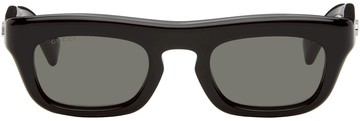 Gucci 黑色 Rectangular Frame 太阳镜