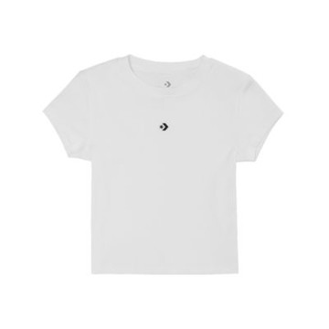 CONVERSE SORONA JERSEY TEE WHITE 短袖上衣 女 白色-WCH663-001