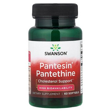 Swanson, Pantesin® 泛硫乙胺，60 粒軟膠囊（每粒軟膠囊 300 毫克）
