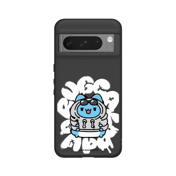 Pixel 8 Pro SolidSuit 黑 - 貓貓蟲咖波 Bugcat Capoo - 環繞塗鴉帽 T咖波