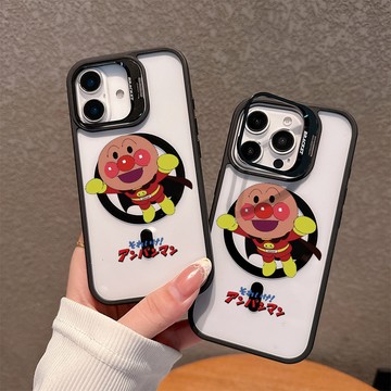 起飛麵包超人 適用iPhone17ProMax/16/15/14/13/12/11 隱形鏡頭支架蘋果磁吸防摔硬殼送鏡頭貼