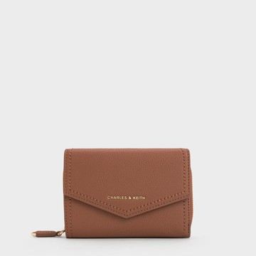 荔枝紋摺疊短夾