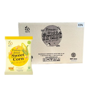 Wel-B - 100% 甜玉米凍乾 48包箱購-15g*48包