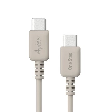 One Step Terra USB-C 100W 環保快充傳輸線 1.5M 奶茶棕