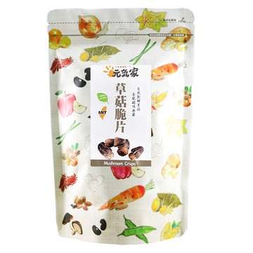 元氣家 草菇脆片  80g  1包