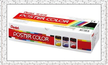 Pentel 飛龍 POS4-12 30cc 廣告顏料-12入 / 盒