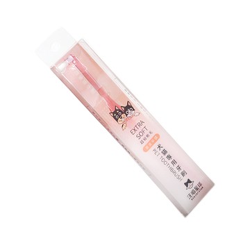 汪喵星球 犬貓牙刷(單束平頭) 寵物牙刷刷牙潔牙 狗貓牙刷 口臭牙結石 潔牙水牙膏牙刷