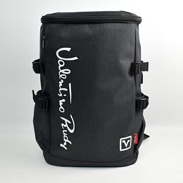 後背包 黑灰髮絲紋隨性LOGO【NZB104】