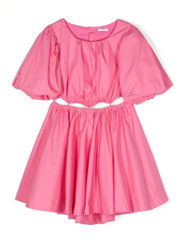 Miss Grant Kids - cut-out cotton dress - kids - Cotton - 8 yrs - Pink