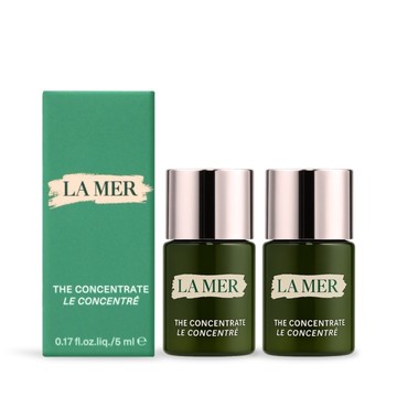 LA MER 海洋拉娜 濃萃雙重修復精華(5ml)X2-國際航空版
