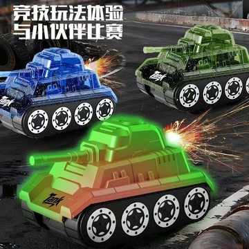 臺灣出貨12H🌈火石兒童軍事模型玩具車仿真戰車兒童玩具慣性裝甲車男孩坦克玩具