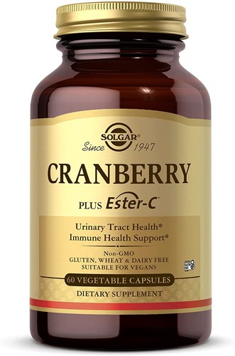 Solgar Cranberry Plus Ester-C 60 Vegetable Capsules