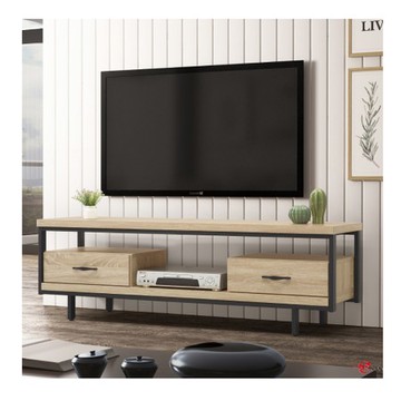 【MUNA 家居】F363型5尺工業風電視櫃/長櫃(共三色)梧桐色