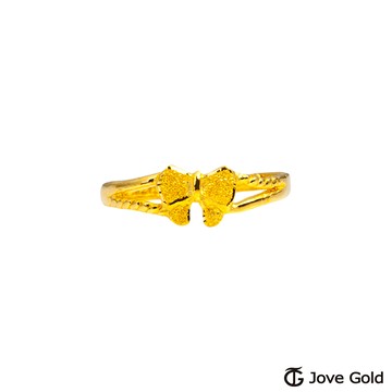 Jove Gold漾金飾 少女心黃金戒指