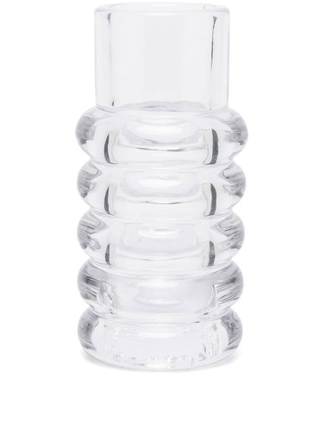 Tom Dixon - Stem glass vase (17.5cm) - women - glass - One Size - Neutrals