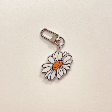 鑰匙圈_雛菊