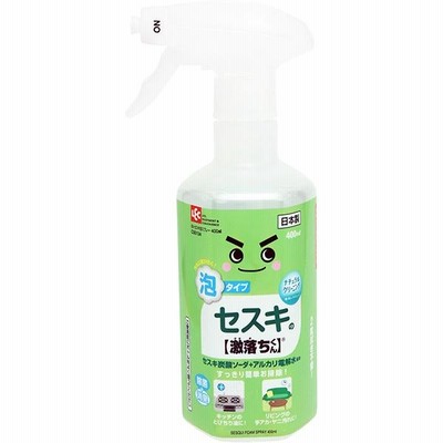 レック(LEC) セスキの激落ちくん 泡スプレー 400ml (セスキ炭酸ソーダ + アルカリ電解水) 【北海道・沖縄は別途送料必要】