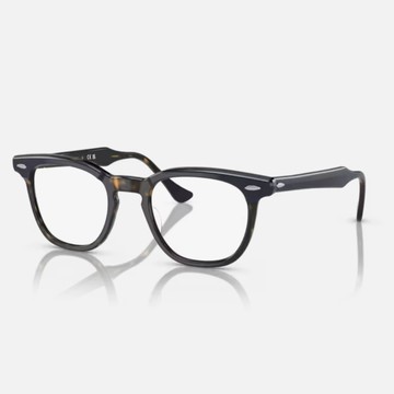 【RayBan 雷朋】方形膠框光學眼鏡(RX5398F-8283 50mm)