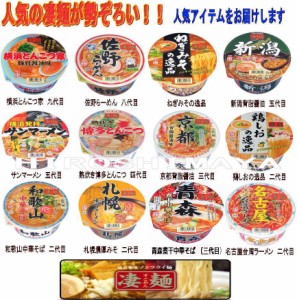 ニュータッチ 凄麺　ご当地ラーメン 人気ランキング12食セット B