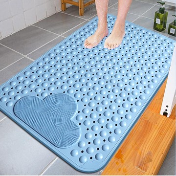 浴室防滑地墊淋浴防滑墊淋浴房洗澡腳墊隔水浴室墊子孕婦洗澡墊【摩可美家】