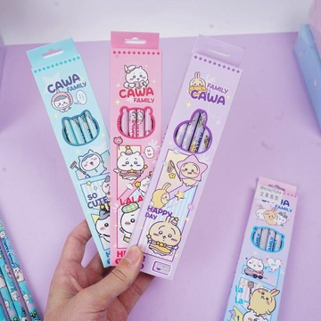 【臺灣-出貨】chiikawa吉伊卡哇HB鉛筆套裝小八烏薩奇小學生鉛筆二年級卡通可愛HFBE