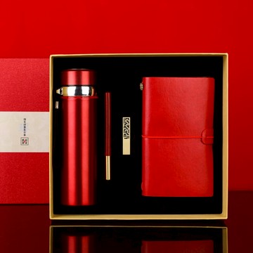 一輩子套裝禮盒文創產品定制刻字logo紅木高檔簽字筆U盤筆記本保溫杯中國風創意實用送男士女士公司商務禮品